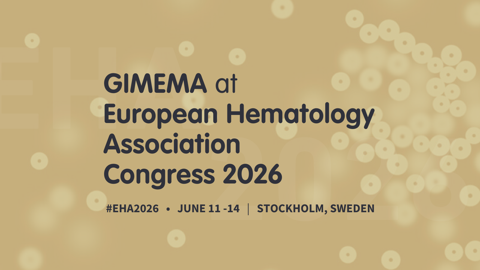 EHA2026: i lavori GIMEMA al congresso dell’European Hematology Association